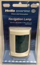 HELLA MARINE 003562125 Starboard Navigation Lamp 1nm-Green Lens/White Housing - £20.59 GBP