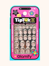 GLAMIFY TIPTOK MANIS FOR MINIS PRE-GLUED 24 PRESS-ONS #NTKD12 - $4.50