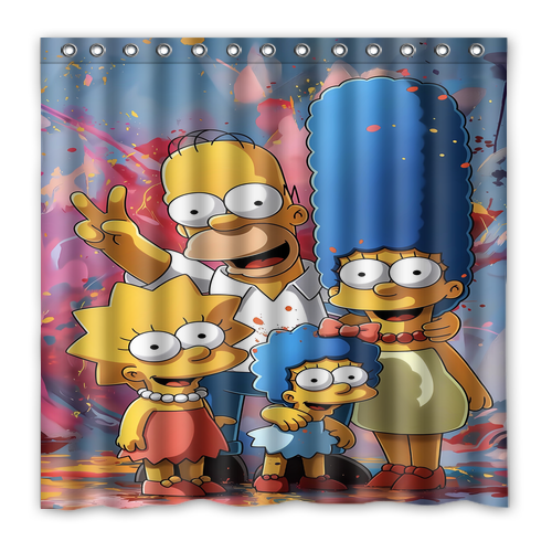 New!!! The Simpsons Custom Waterproof Polyester Shower Curtain 4 size Item image 10