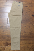 Hugo Boss Mens Crigan Regular Fit Stretch Cotton Med Beige Khaki Chino Pants 34R - £55.66 GBP