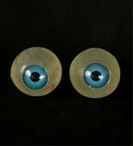 Realistic Human Full Round Eyeballs Eyes Life Size Doll Fake Body Part Prop-BLUE - £9.88 GBP