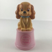 Disney Lady &amp; The Tramp Empty Bubble Bath Container Coin Bank Collectibl... - £15.54 GBP
