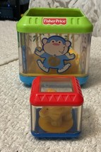 Fisher Price STACK &amp; NEST BLOCKS Includes 2 Blocks: J0328, 3&quot; Block Not ... - $11.88
