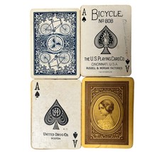 US Playing Card Bicycle 808 Playing Cards Rare Back Cincinnati Russell &amp; Morgan - £31.53 GBP