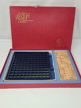 VTG Classic Scrabble Brand RSVP 3D Crossword Game 1970 Wooden Cube Letters - $171.35 MXN