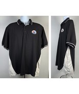 Valvoline Oil Embroidered Logo Polo Shirt Mens XL Polyester Black - £26.04 GBP