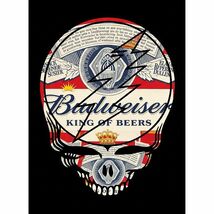 Budweiser Bud Light Beer Advertising Metal  Sign 8x12in Vintage Grateful... - $24.74