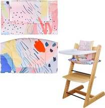Girl Pink Colorful Spots Design Cushion COVER ONLY for Tripp Trapp High ... - €21,01 EUR