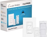 Lutron Caséta Smart Home Dimmer Switch And Pico Remote Kit,, Wh | White - $90.97