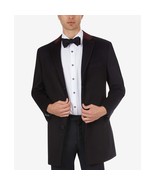 Tallia Men&#39;s Wool Blend Overcoats with Contrast Velvet Top Collar $495 B4HP - $77.23 CAD