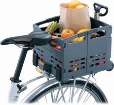 Topeak Trolleytote Folding Mtx Rear Bike Basket, Grey, Black, 35.8 X 34 X 14.2 - £71.11 GBP