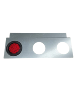 3-Light Galvanized Steel Trailer Center Light Panel  Universal Mount Rou... - €51,10 EUR