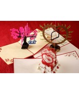 3D Pop Up Love Cards Pack of 3 For Valentine&#39;s Day, Couple, Romance, Lov... - £9.90 GBP
