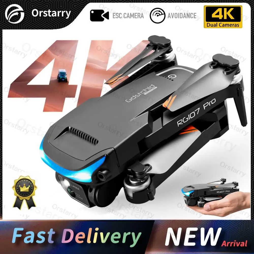 NEW RG107 Pro Drone 4K Three-sided Obstacle avoidance Professional Dual HD - £35.62 GBP+