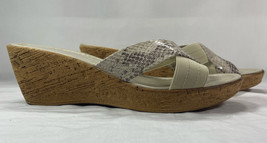 Slip-On Snake-Print Cork Wedge Sandals Sz 7 Made In Italy - Marcia Vellu... - €11,69 EUR Slip-On Snake-Print Cork Wedge Sandals Sz 7 Made In Italy - Marcia Vellu... - €11,69 EUR