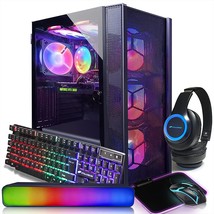 Gaming Desktop Pc,Intel Core I7 Up To 3.9G,32G,1Tb Ssd,Geforce Rtx 3060 ... - £938.43 GBP