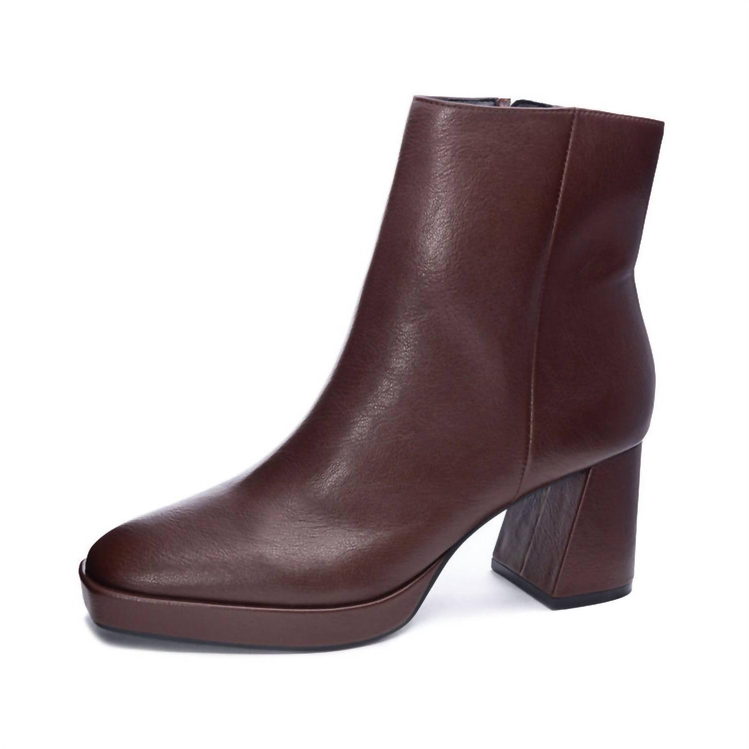 Chinese Laundry Women&#39;s Dodger Bootie Brown - $1,200.48 MXN