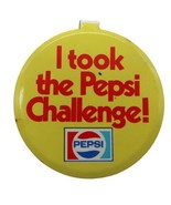 Vtg Advertising I Took The Pepsi Challenge Fold Over Badge Button Tab Pin - $186.13 MXN