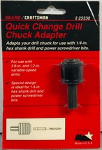 SEARS/Craftsman Quick Change Drill Chuck Adapter - No. 925330 - NEW - £7.74 GBP