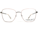 Leon Max Eyeglasses Frames 4070 ZYLOWARE 202 Pink Silver Cat Eye Wire 55... - $37.20