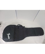 FENDER Guitar Gig Bag Black Canvas Logo Soft Case Single Strap Flannel L... - $474.98 MXN