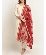 Phulkari Dupatta Heavy net embroidery for women Girls Party dress 2.2x1M... - £27.25 GBP
