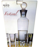 NIB BLOCK Festival 7 Piece Vodka Liqueur Set - Black - $74.45 CAD