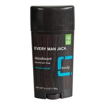 Every Man Jack Deodorant Fresh Scent Aluminum Free 3 oz New (1) - £16.49 GBP