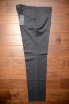 Hugo Boss Men&#39;s Gibson 100% Wool Slim Fit Dark Gray Dress Pants EU 56 US 40 - £55.02 GBP