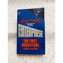 Vintage Star Trek Enterprise The First Adventure, 1st PB Printing (1986) - £4.55 GBP