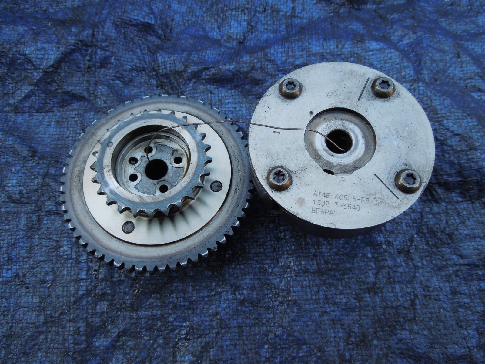 2010 Ford Flex 3.5 camshaft cam gear set assembly VTC OEM engine motor AT4E-6C24 Item image 11
