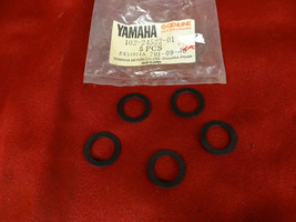 5 Yamaha Gaskets / O-Rings, Petcock, NOS 1966-67 U5, 102-24522 - $16.96