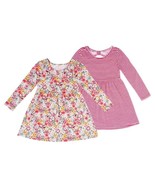 Two (2) Member&#39;s Mark™ Girl&#39;s Size 3T ~ Long Sleeve All-Over Print Knit ... - $22.44
