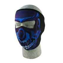 Balboa WNFM024 Neoprene Face Mask - Blue Chrome Skull - $15.72