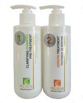 PRO-TECHS Keratin Formaldehyde Free Liquid -LA- For All Hair Types. 8.45 Oz - £31.60 GBP