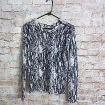 Equipment Silk Cashmere Snake Print Odin Sweater Size XS - $28.71