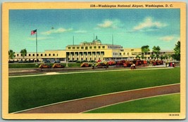 Washington National Airport Terminal Washington DC UNP Unused Linen Postcard H14 - £3.31 GBP