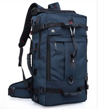 KAKA 40L Multi-functional Waterproof Anti-Theft Travel Backpack Duffle | Navy - £55.85 GBP