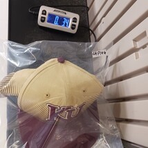 New Era 9FIFTY University Of Kansas Men's Tan/Red Snapback Baseball Cap Hat image 5