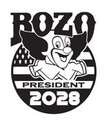 Bozo for President 2028 sticker VINYL DECAL Political Democracy Vote Satire - $9.50