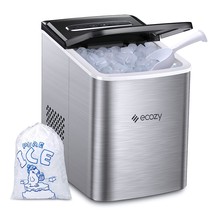 Portable Ice Maker Countertop, 9 Cubes Ready In 6 Mins, 26 Lbs In 24 Hours, Self - £174.33 GBP