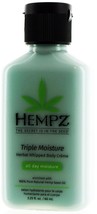 Hempz Triple Moisture Herbal Body all day Moisturizer 2.25 fl oz - £10.08 GBP