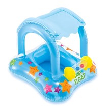 Intex Kiddie Float 32in x 26in (ages 1-2 years) , Yellow - £25.57 GBP