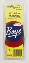 BOYE WRIGHTS 29&quot; US 10 1/2 6.50mm Circular Needle #7350 Made In the USA - $111.01 MXN