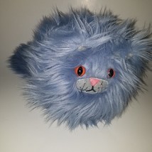 Careful It Bites Blue Cat Loaf Plush Stuffed Animal Toy Square Furry Fuzzy Kitty - £39.52 GBP