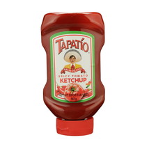 Tapatio Spicy Tomato Ketchup Hot  20oz Squeeze Heat Tang Smoky Kosher US... - $19.69