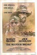 The Missouri Breaks Original 1976 Vintage Advance One Sheet Poster - £258.80 GBP