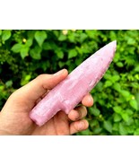 5.5-6&quot; Rose Pink Quartz Optic Glass Knapped Knives – Crystal Athames for... - €25,39 EUR