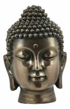 Shakyamuni Meditating Buddha Gautama Head Statue 6.5&quot;Tall Amitabha Bodhisattva - £32.87 GBP