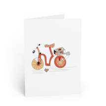 Blank Greeting Card | Featuring Bicycle Artwork | Limited Edition - £3.93 GBP